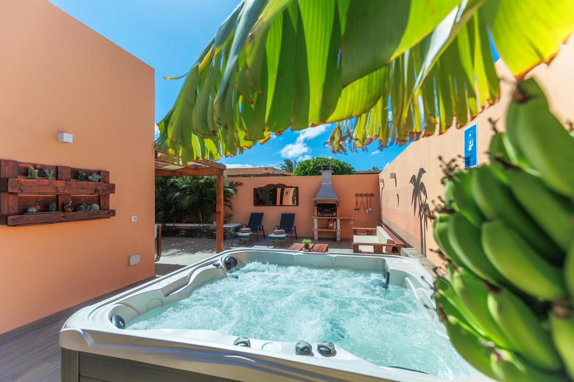 Villa Jacuzzi & Barbecue La Oliva Esterno foto